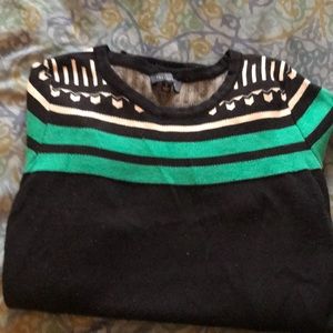 The Limited Black Tunic Sweater